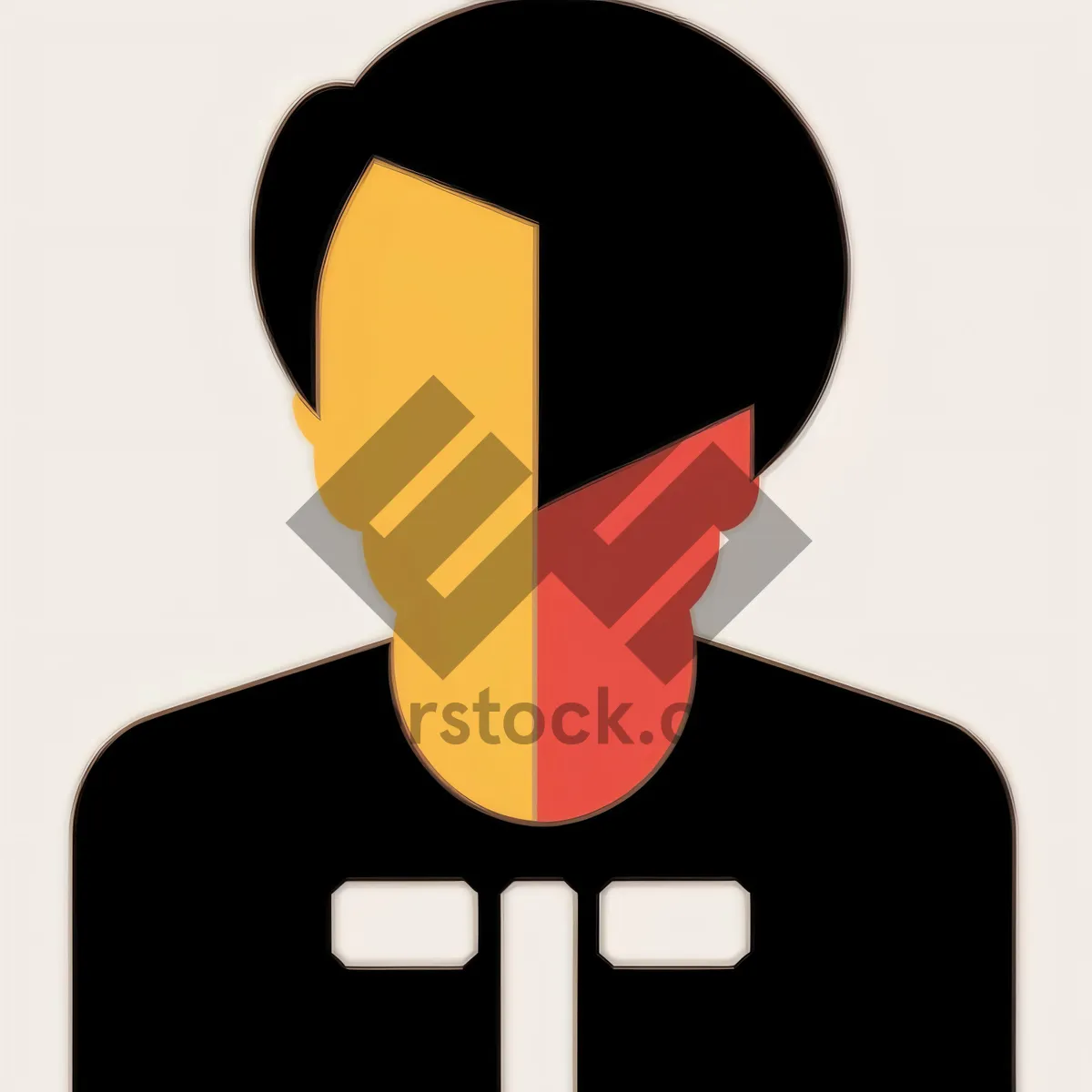 Picture of 3D Business Cartoon Icon Sign