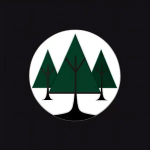 Glossy Round Black Button Icon Set