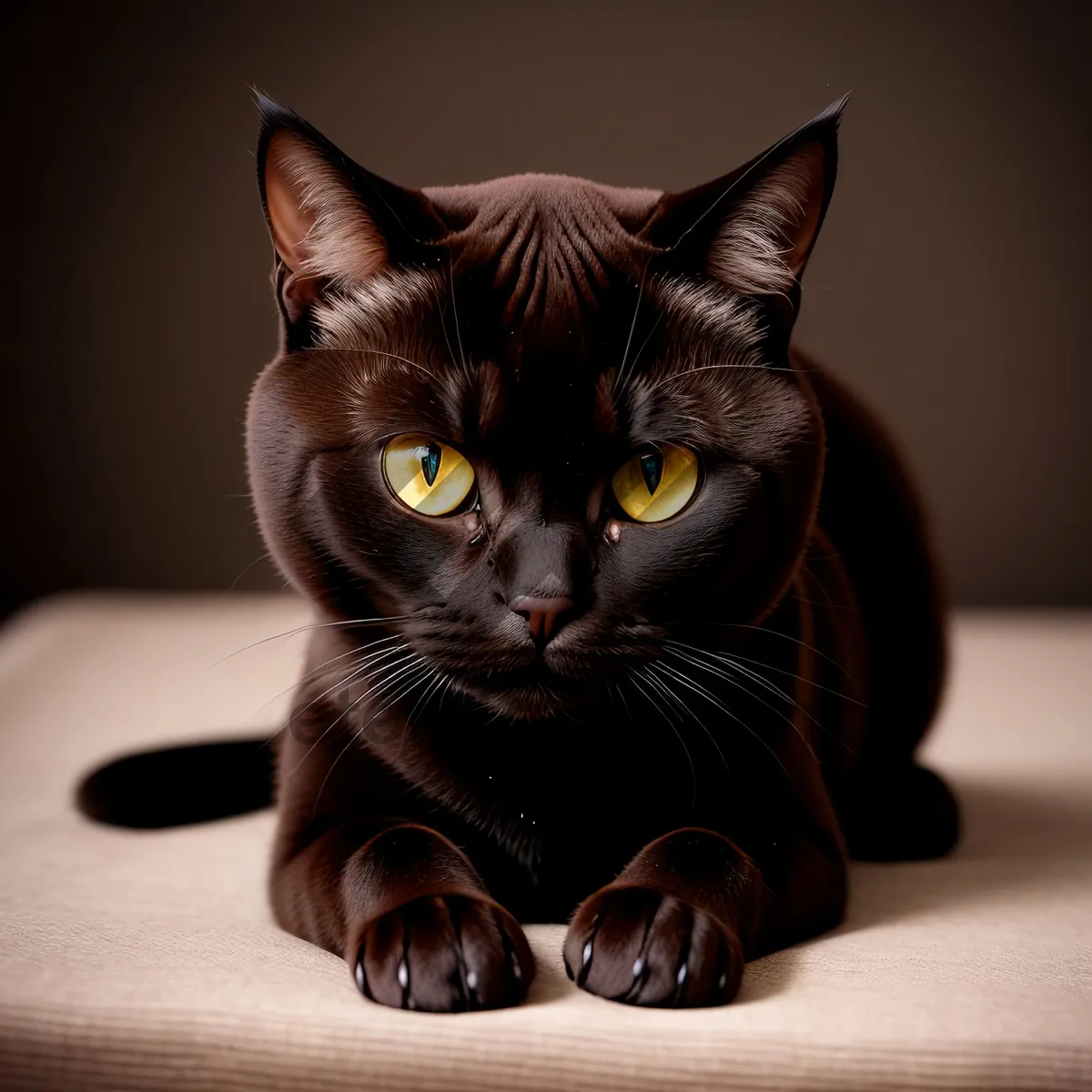 Picture of Adorable Gray Tabby Cat with Whiskers