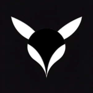 Black Graphic Icon Symbolizing Artistic Design