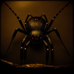 Black Widow Spider Close-Up