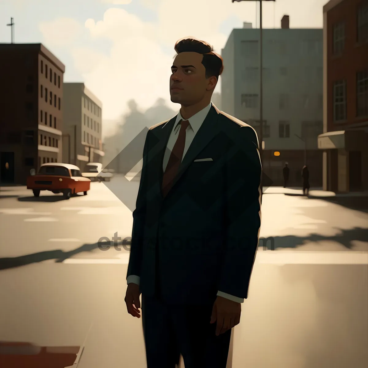 Picture of Successful business team meeting in modern office building.