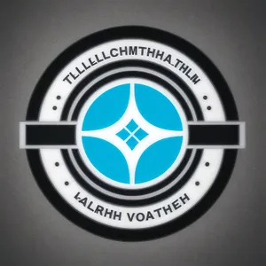 Shiny Metallic Round Web Button Design