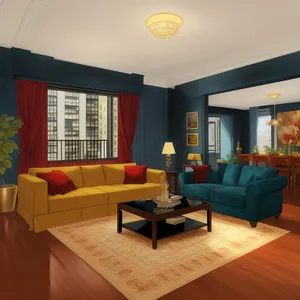 Modern Luxury Interior Design with Wood Furniture