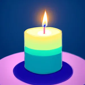Flickering Glow: Illuminating Candlelight Celebration