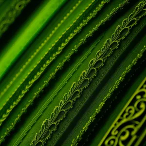 Bright Textured Agave Leaf with Dew: Desert Plant Design