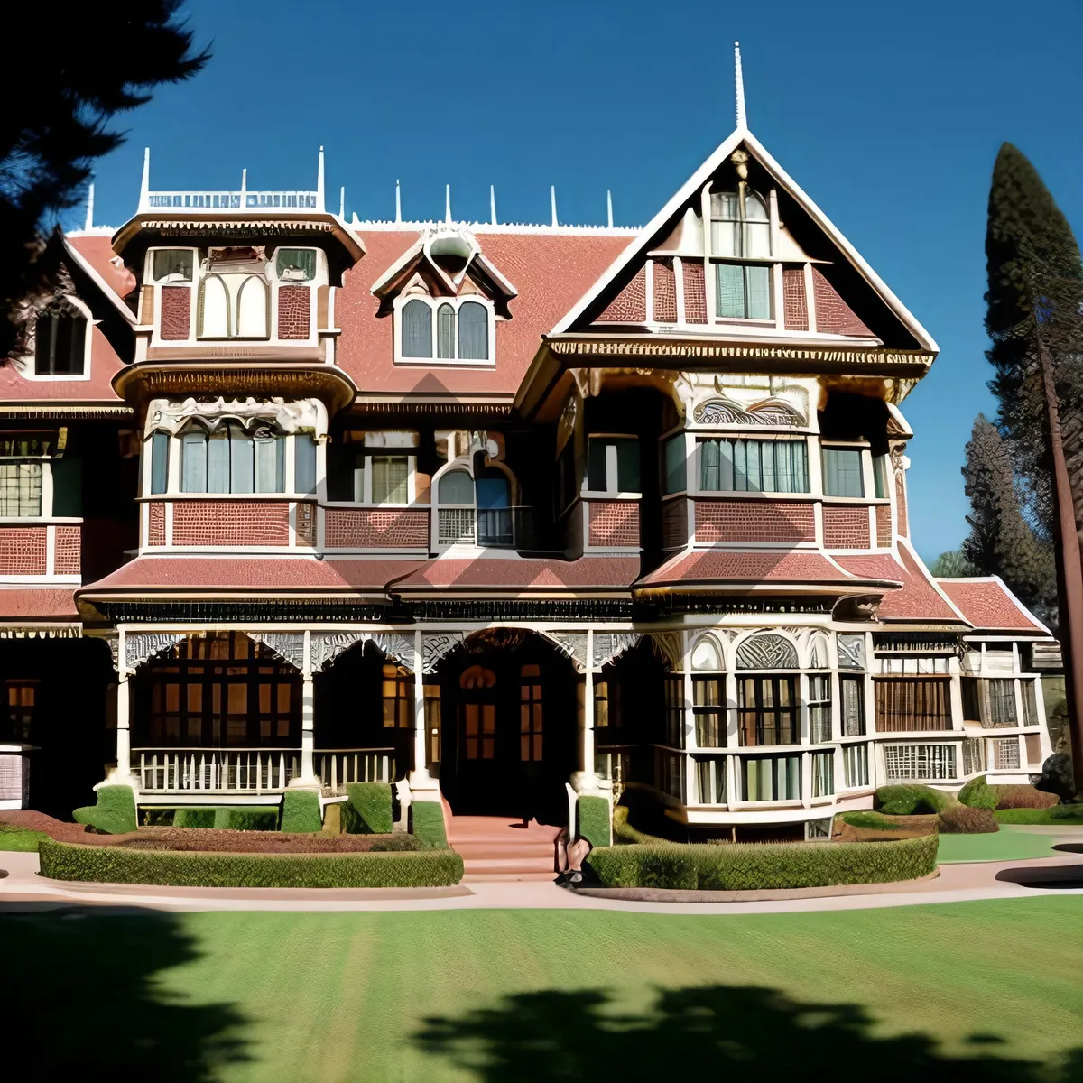 Picture of Historic Brick Residence with Majestic Skyline View