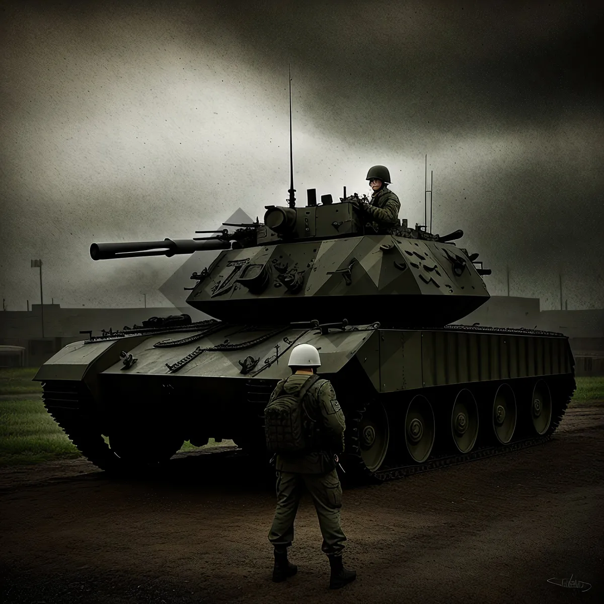 Picture of Armored Tank: Ultimate Military Power in Battle