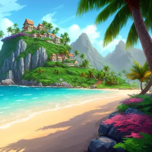 Sun-kissed Serenity: A Tropical Beach Getaway