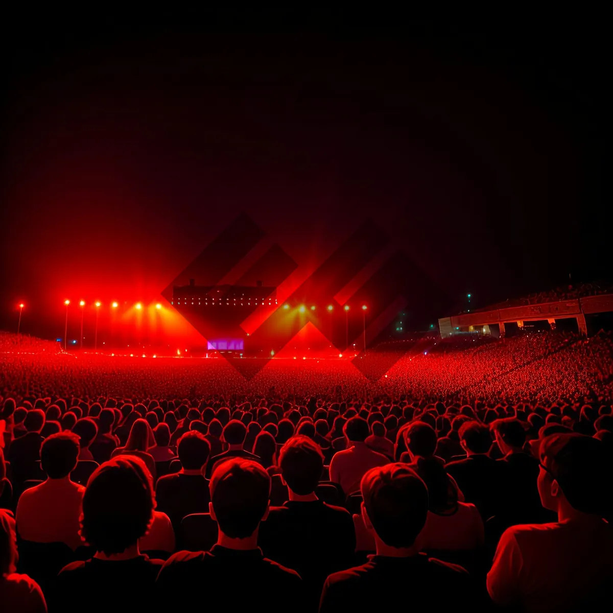 Picture of Stage Art: Laser-Lit Theater Curtain Design