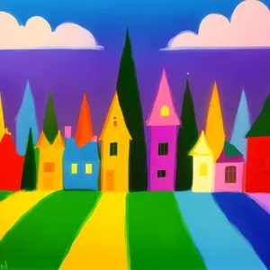 Graphic Flag Icon Symbolizing Artful Design