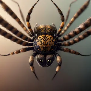 Black and Gold Garden Spider: Captivating Arachnid in the Garden