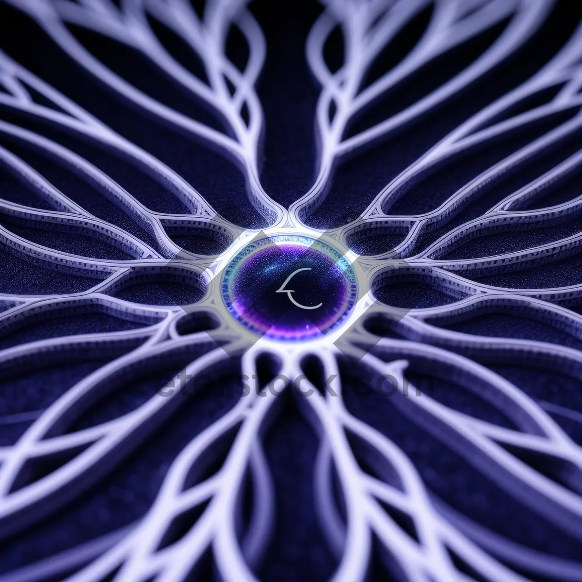 Picture of Fractal Energy: Futuristic Sea Anemone Design