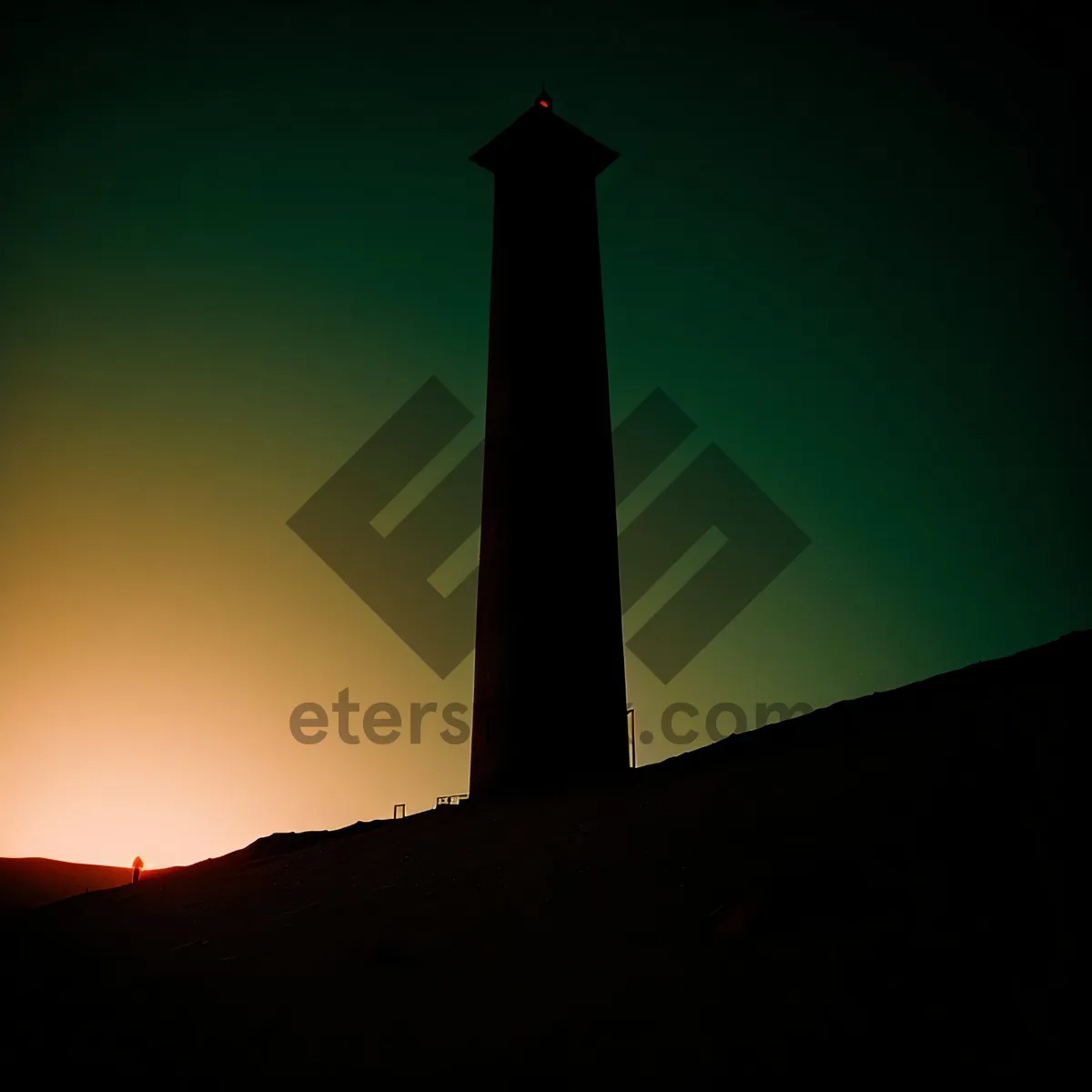 Picture of Majestic City Tower - Silhouette of Iconic Beacon