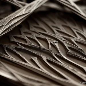 Digital Flow: Curved Tracery Pattern for Journal Design