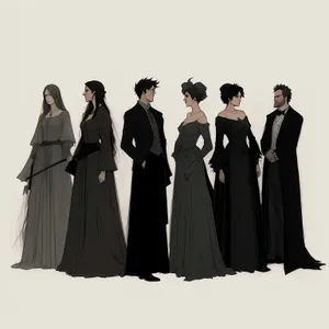 Successful Team of Smiling Businessmen in Business