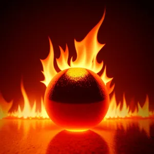 Fiery Blaze: A Vibrant Symbol of Heat and Danger
