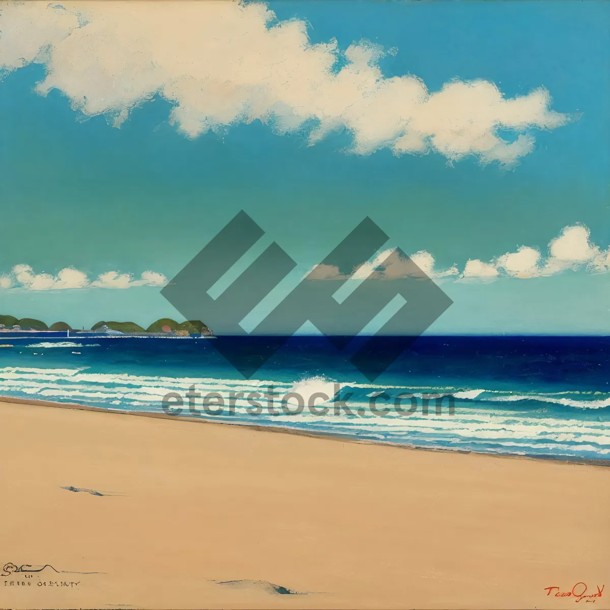 Picture of Serenity by the Seashore