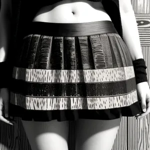 Stylish Tartan Miniskirt - Fashionable Clothing for Attractive Adults