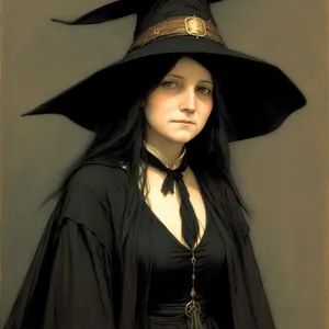 Successful Graduate with Graduation Cap and Umbrella