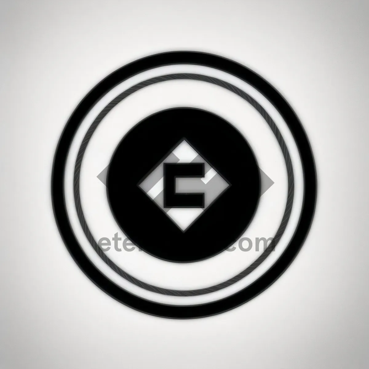 Picture of Bright Round Metal Button Set - Modern Web Icons