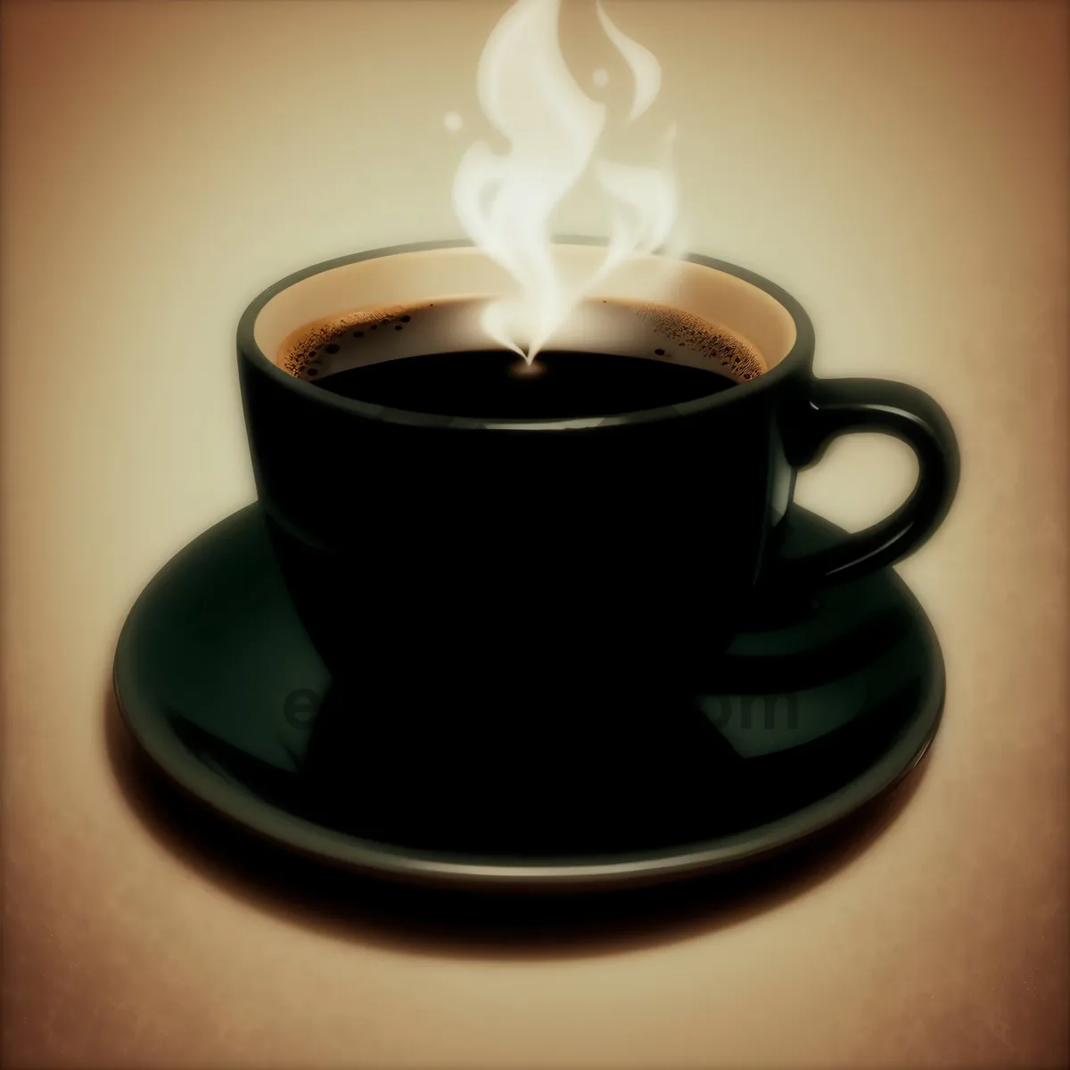 Picture of Dark Brew: A hot cup of revitalizing morning coffee