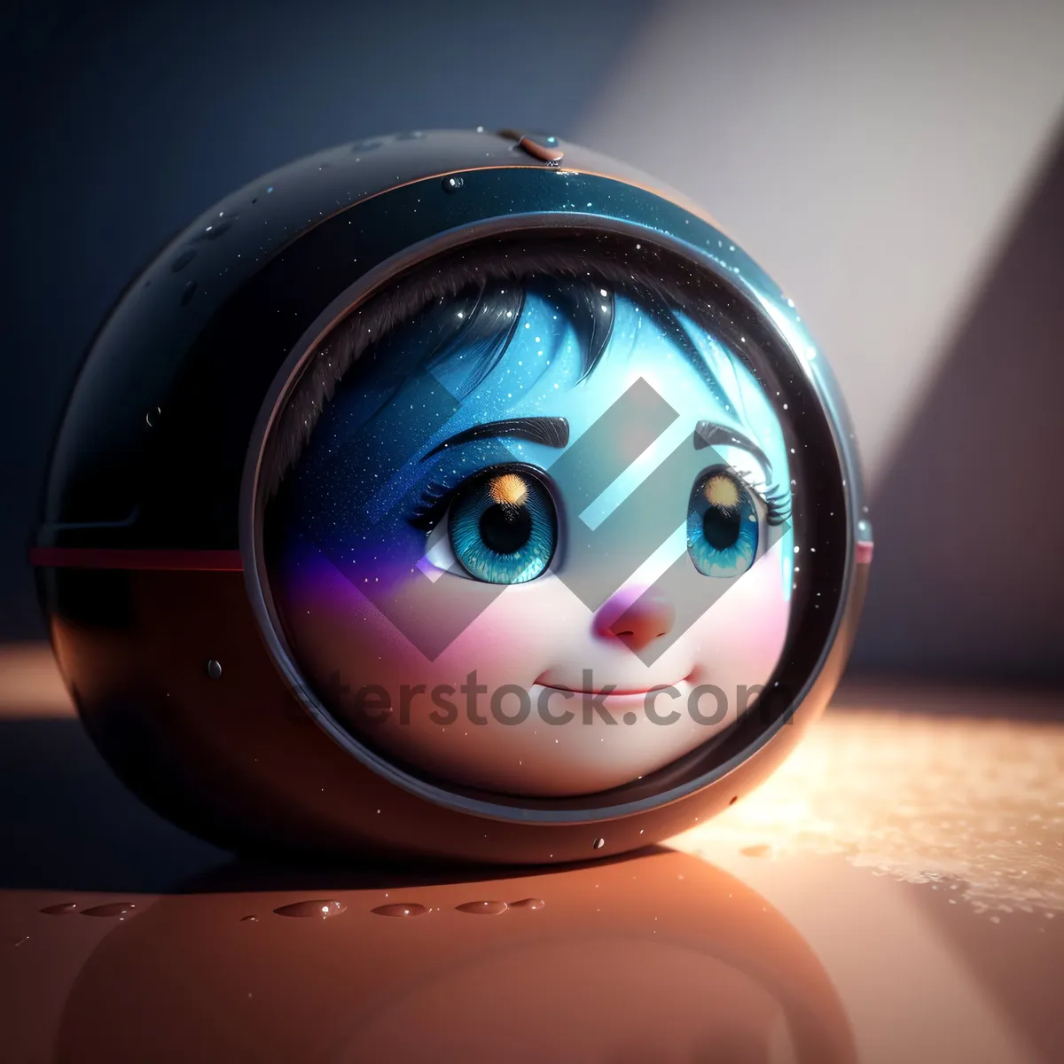 Picture of Piggy Bank Savings - Doll Face with Fashionable Lens Cap