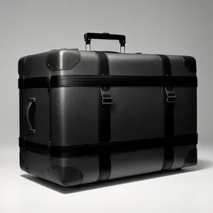 Metal Briefcase Bag with Leather Handle for Equipment Storage