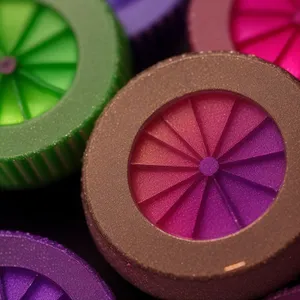 Colorful Mechanical Pinwheel Machine