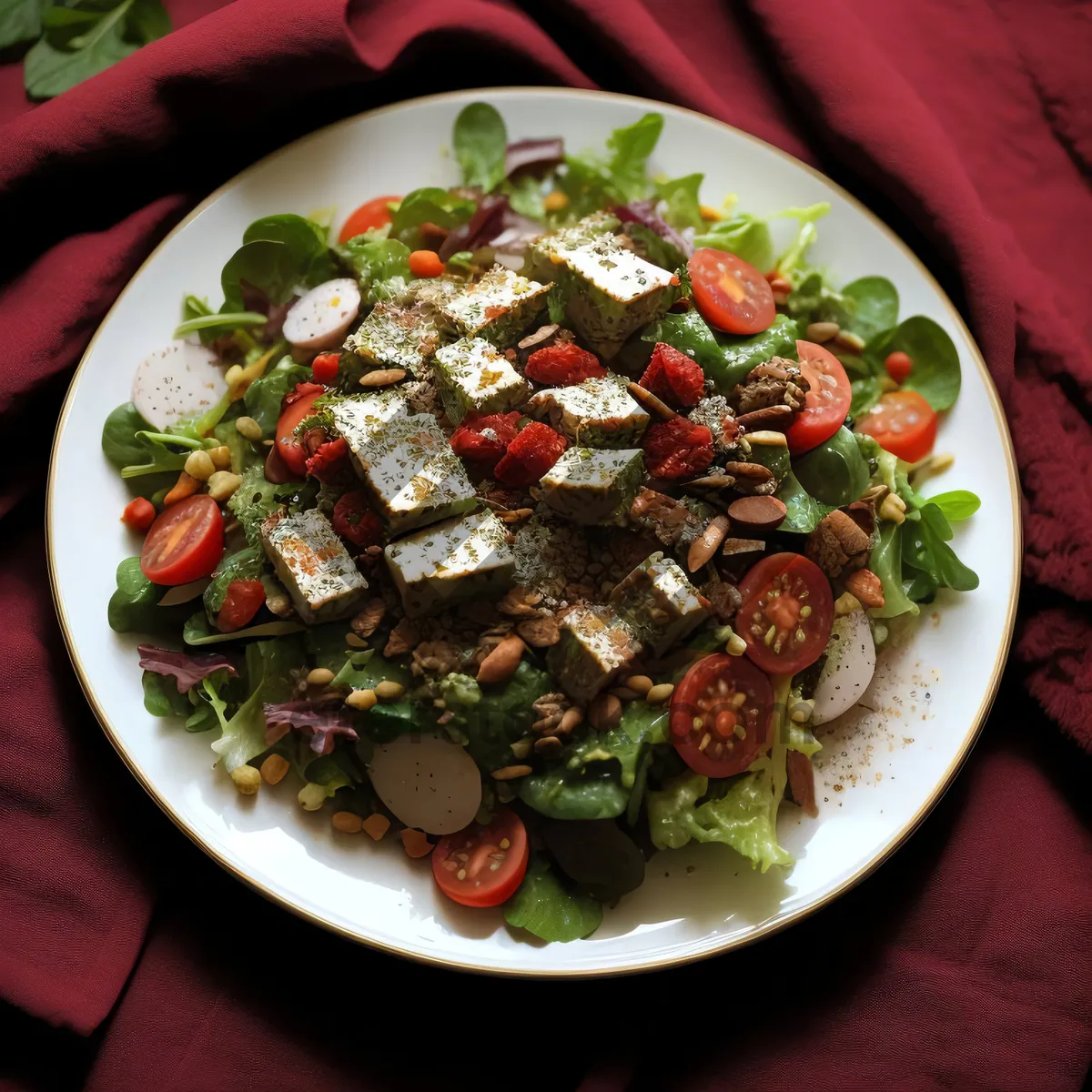 Picture of Grilled Steak with Asparagus and Pepper Sauce