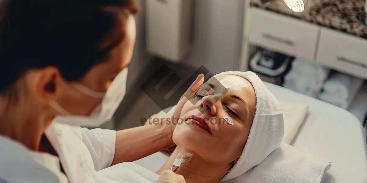 Picture of Happy male professional working in medical office.