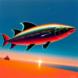 Skybound Tuna: Flight through Air and Clouds