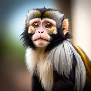 Mystic Baby Primate in Wild Jungle