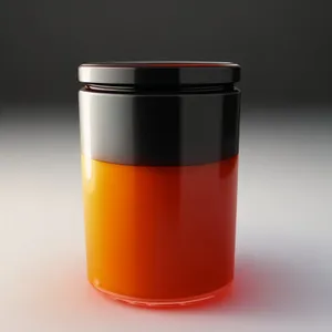 Refreshing Orange Juice in Glass Cup