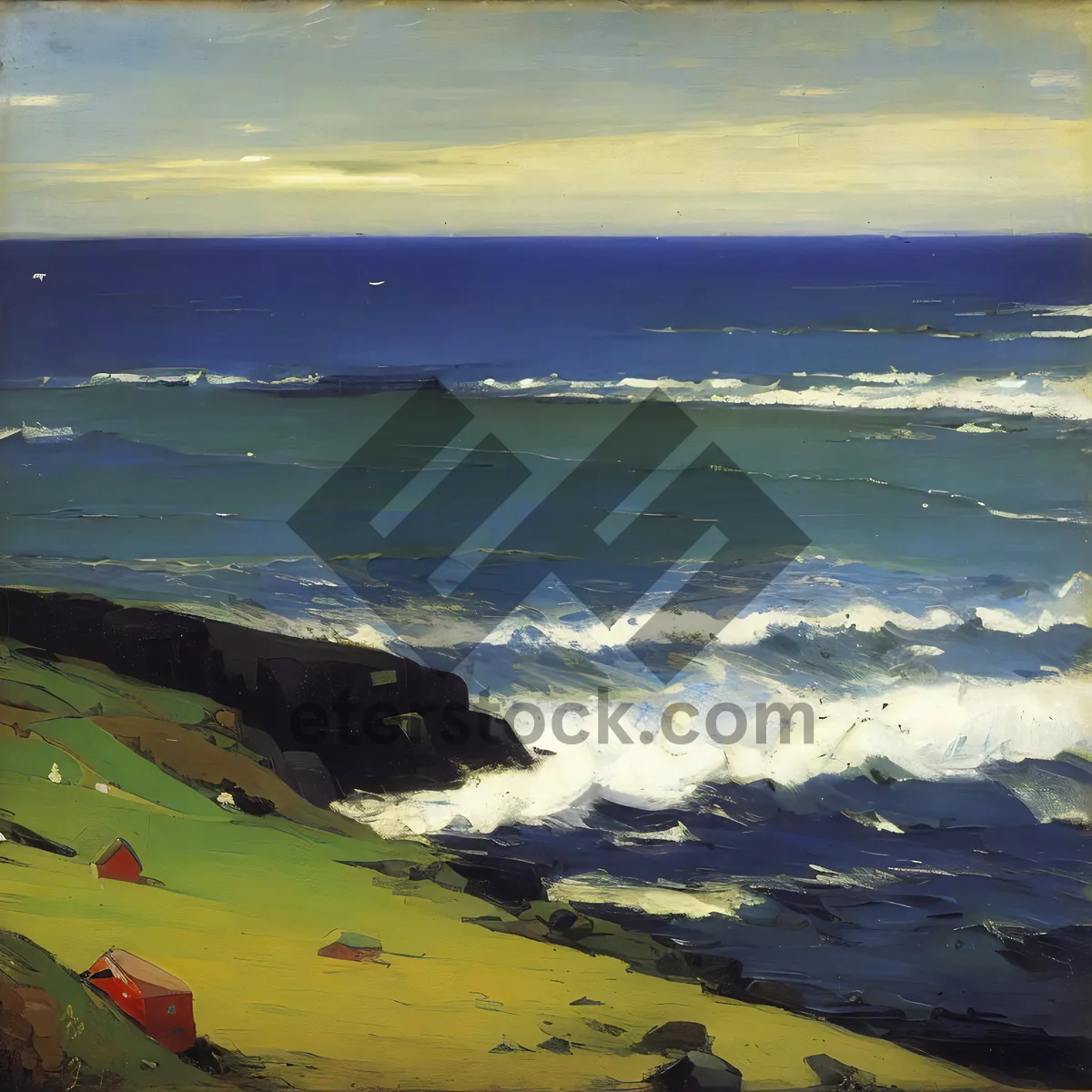 Picture of Serenity by the Seashore: A Tropical Escape