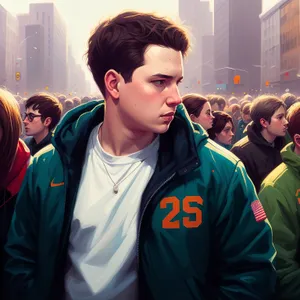 Confident male doctor with stethoscope in hospital