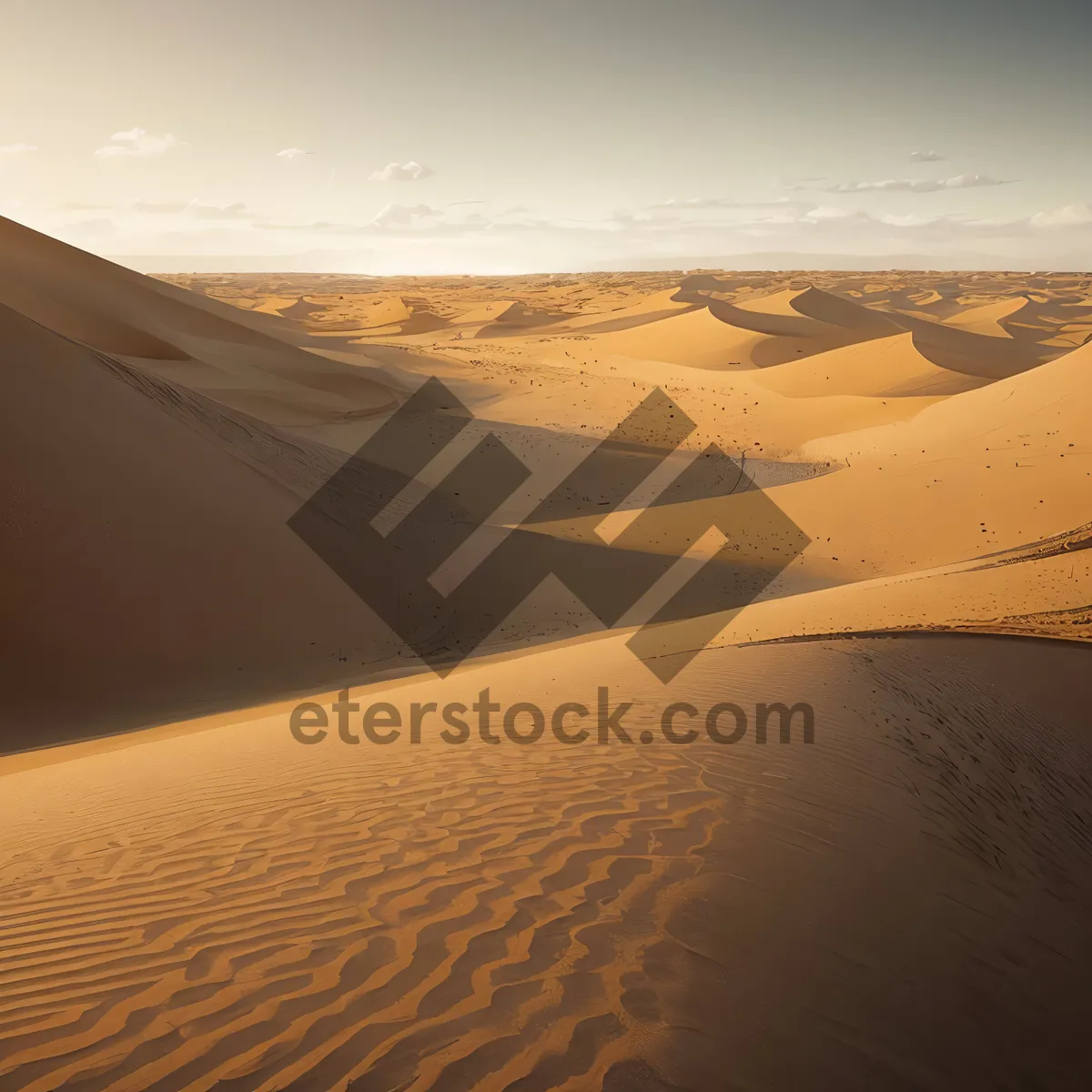 Picture of Sandy Serenity: Majestic Dune Landscape in Morocco