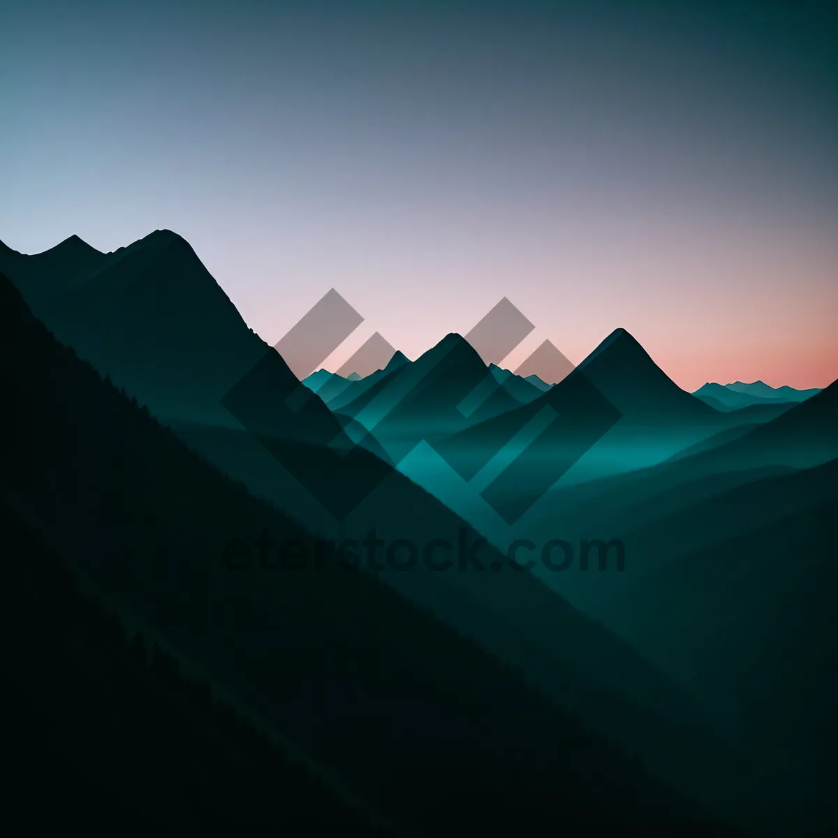 Picture of Desert Sunlight: Sky Gradient Landscape Wallpaper