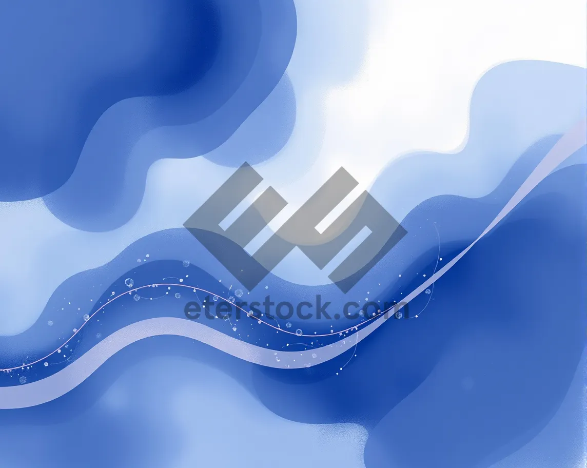 Picture of Lighted Wave Design Element Wallpaper