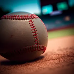 Leather Baseball Glove on Grass Field