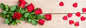 Romantic Valentine's Day Surprise: Gift Box with Roses