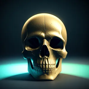 Dark Pirate's Grinning Skull