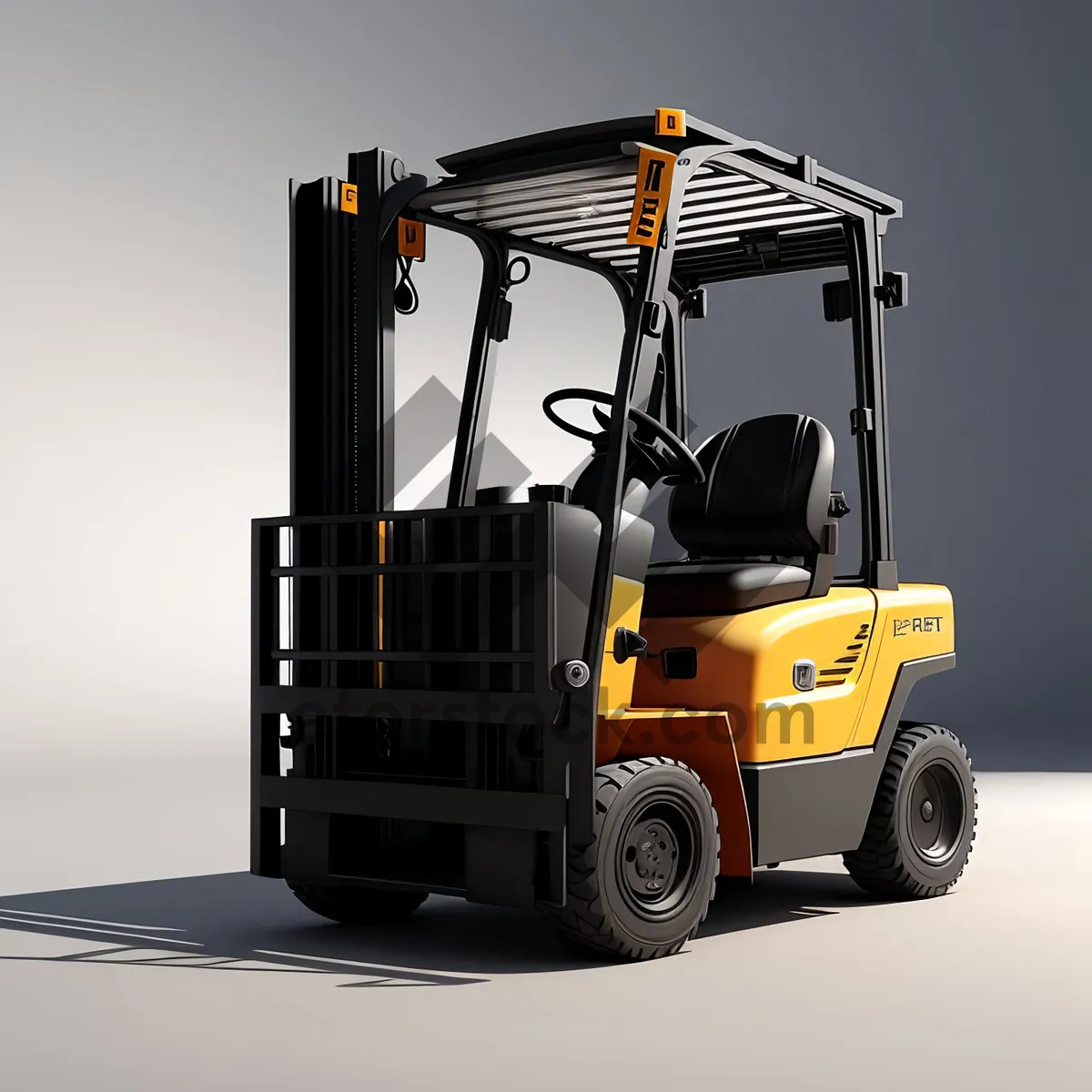 Picture of Industrial Forklift: Efficient Vehicle for Heavy-Duty Transportation