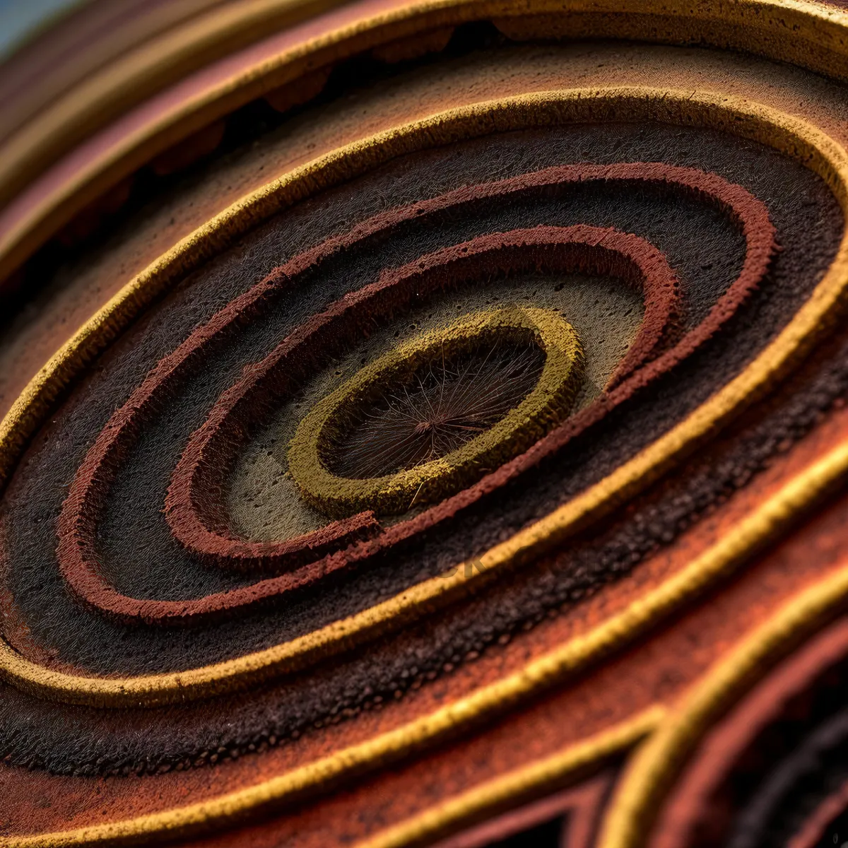 Picture of Coiled Motion: A Flowing Digital Snake Wallpaper