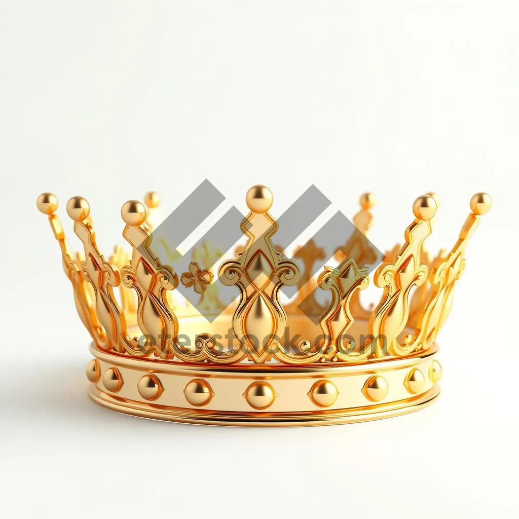 Picture of Royal Gold Crown Headdress Decoration