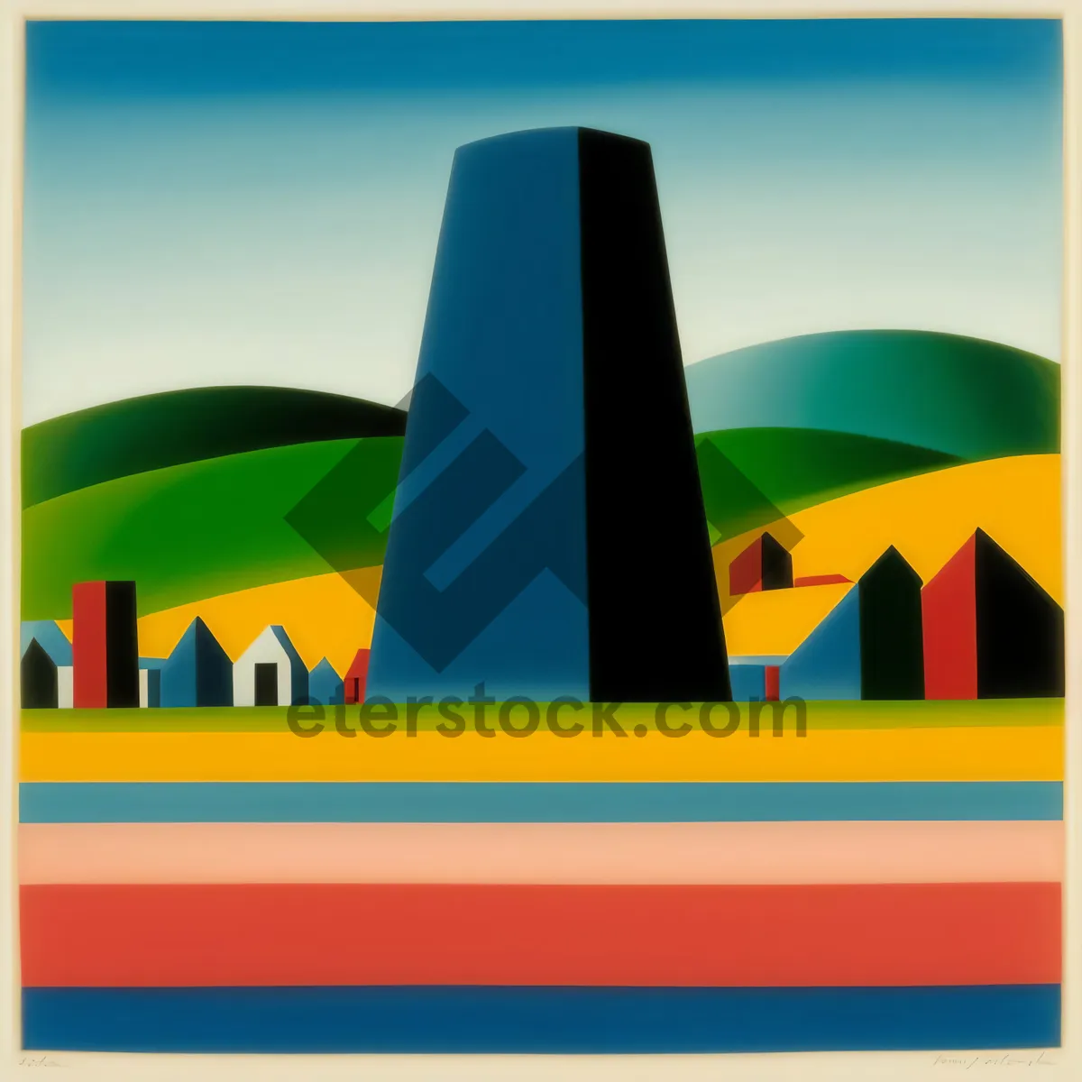 Picture of Patriotic Flag Symbol of a Nation