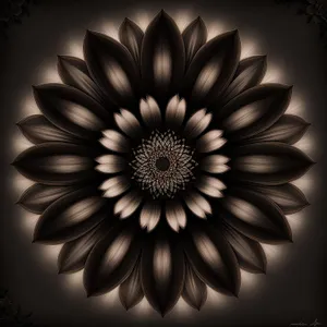 Floral Pattern Art: Retro Decorative Wallpaper with Seamless Leaf Shape