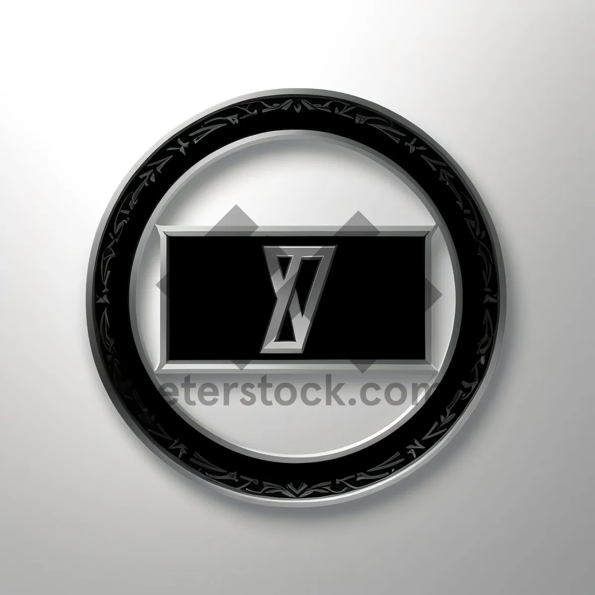 Picture of Modern Shiny Metallic Circle Web Icon