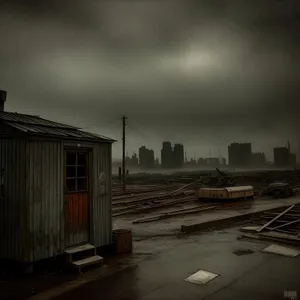 Urban Mobile Home with Skyline View