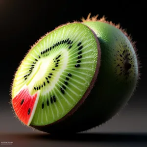 Juicy Kiwi Fruit Slice - Fresh, Healthy, and Delicious!